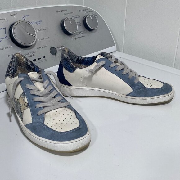 Vintage Havana Snakeskin Star Low top Sneakers Size - Picture 4 of 6